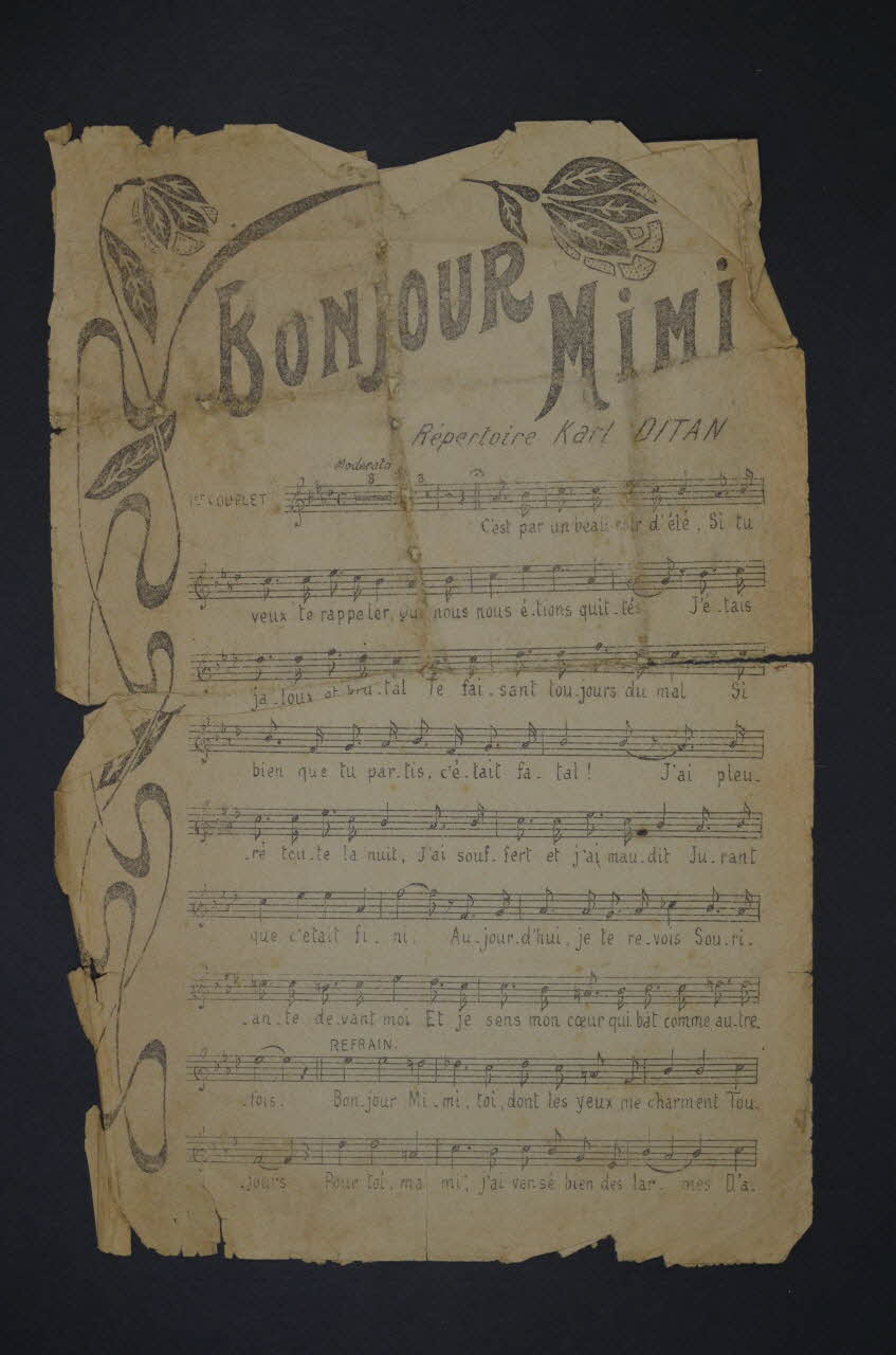 chanson petit format 1965.138.41 Photo Mucem