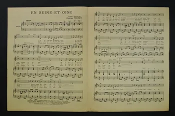 Charles Trénet ; Raoul Breton chanson petit format Île-de-France, France 1952 1966.124.16  Photo Mucem