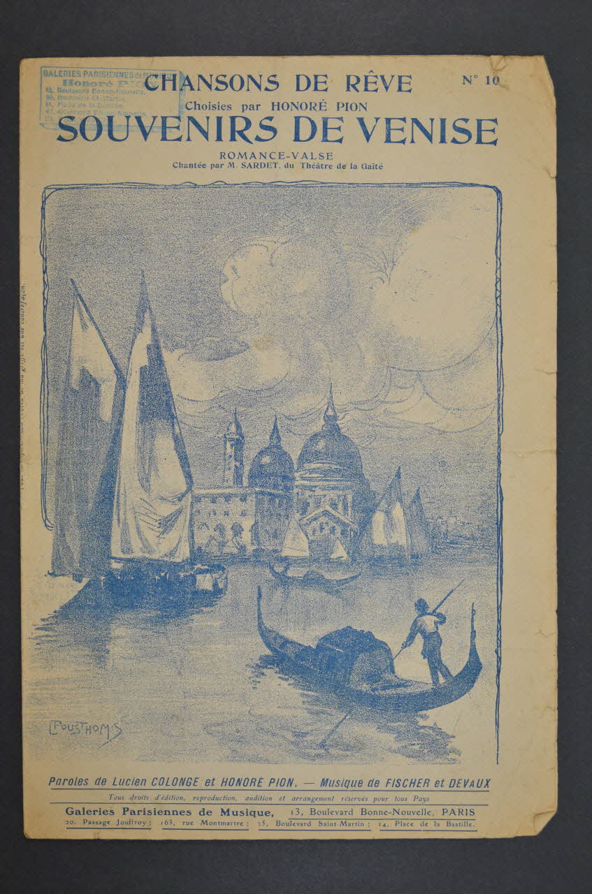 chanson petit format 1965.138.45 Photo Mucem