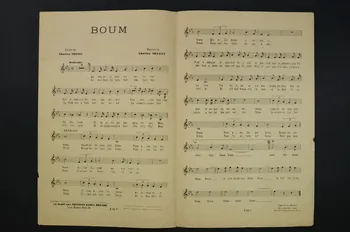 Charles Trénet ; Raoul Breton chanson petit format Île-de-France, France 1938 1966.124.4  Photo Mucem