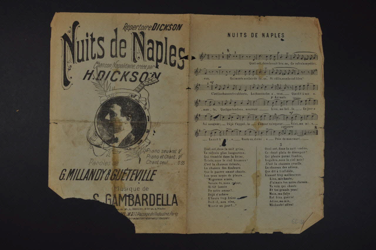 chanson petit format 1965.138.53 Photo Mucem