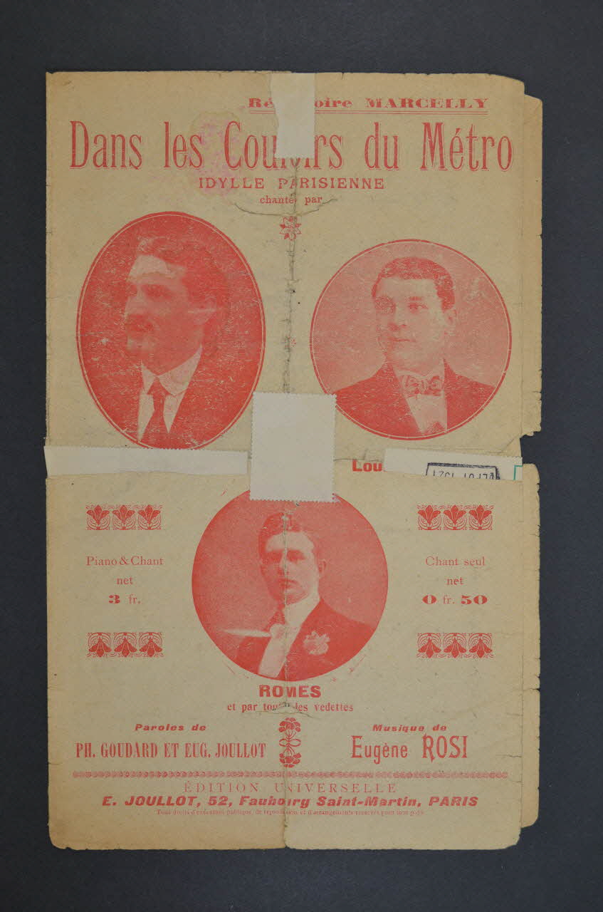 chanson petit format 1966.125.106 Photo Mucem