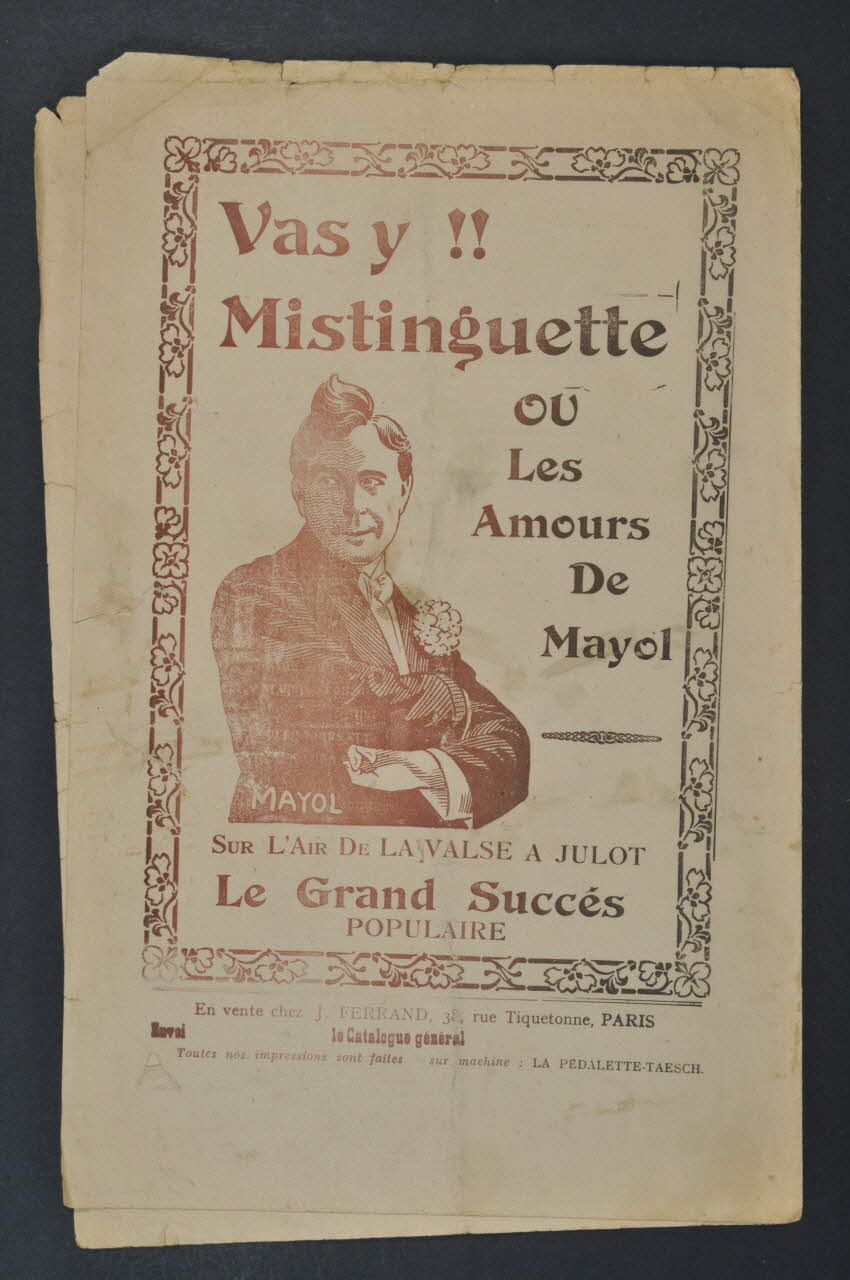 chanson petit format 1965.138.62 Photo Mucem