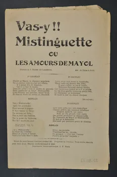 chanson petit format 1965.138.62 Photo Mucem