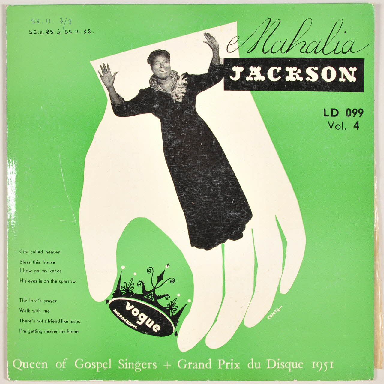 disque 33 tours The lord's prayer MUS1955.11.25-32 Photo
