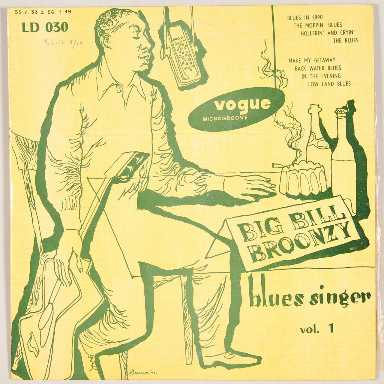 disque 33 tours Back water blues MUS1955.11.33-39 Photo