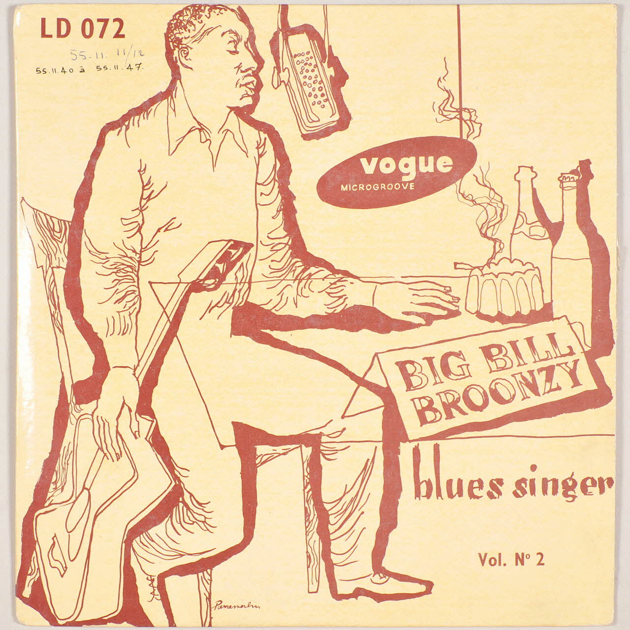 disque 33 tours Louise, Louise blues MUS1955.11.40-47 Photo