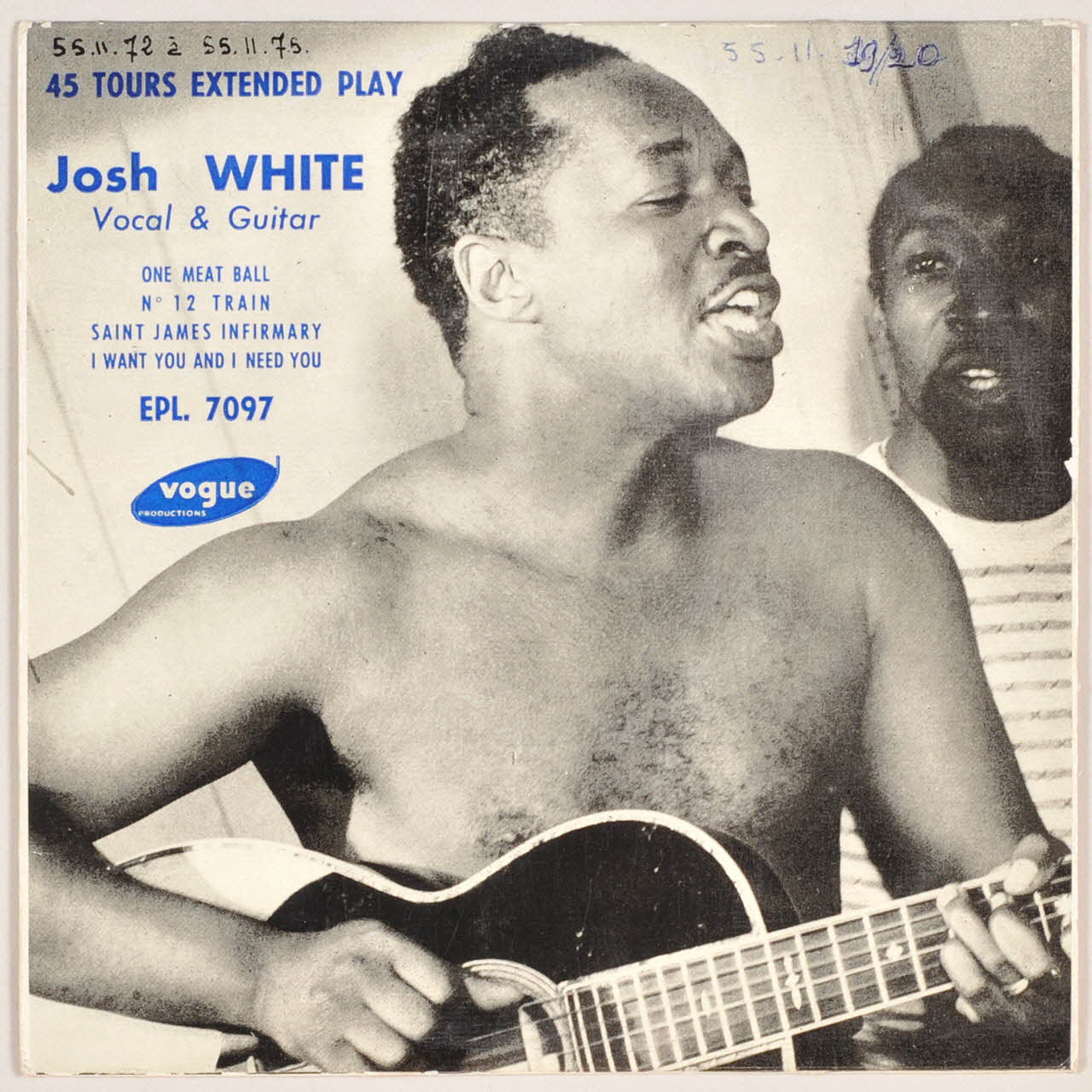 disque 45 tours Saint James infirmary MUS1955.11.72-75 Photo