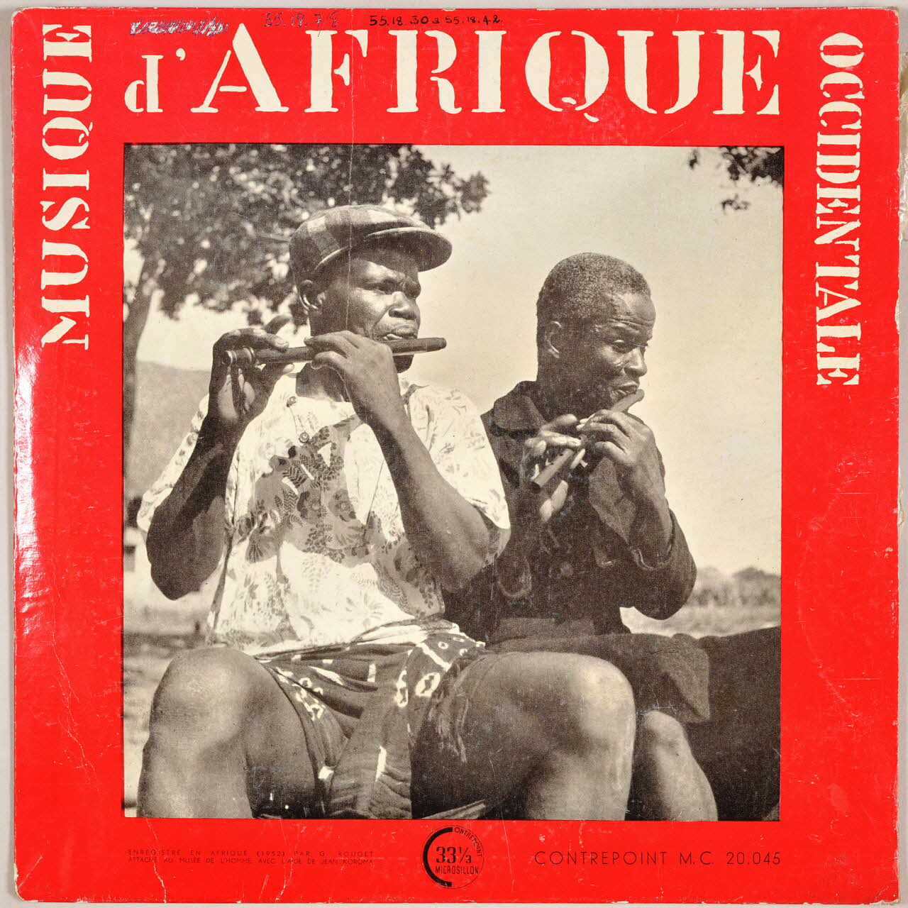 disque 33 tours Musique d'Afrique Occidentale MUS1955.18.30-42 Photo