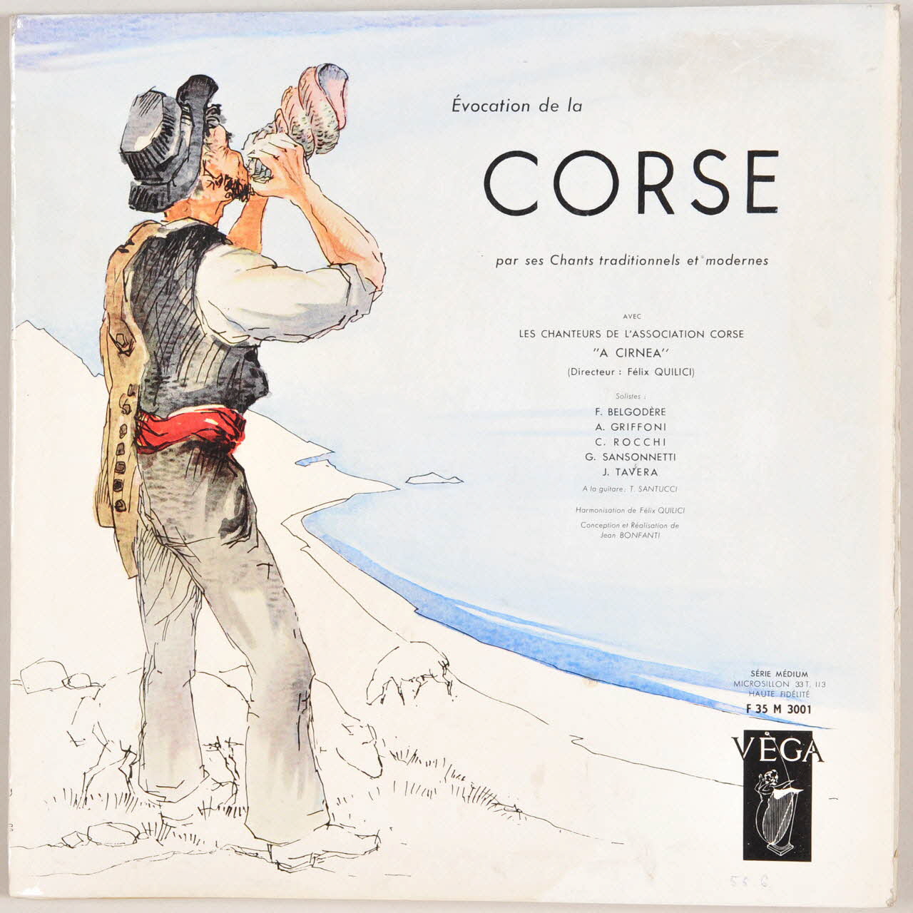 disque 33 tours Barcarolle bastiaise MUS1956.6.1-18 Photo