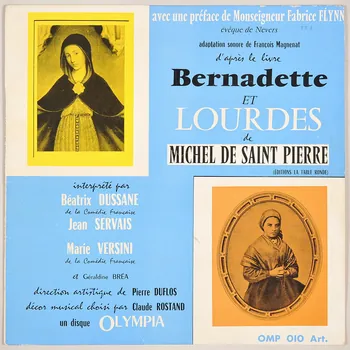 disque 33 tours Bernadette et Lourdes MUS1958.5.1-2 Photo