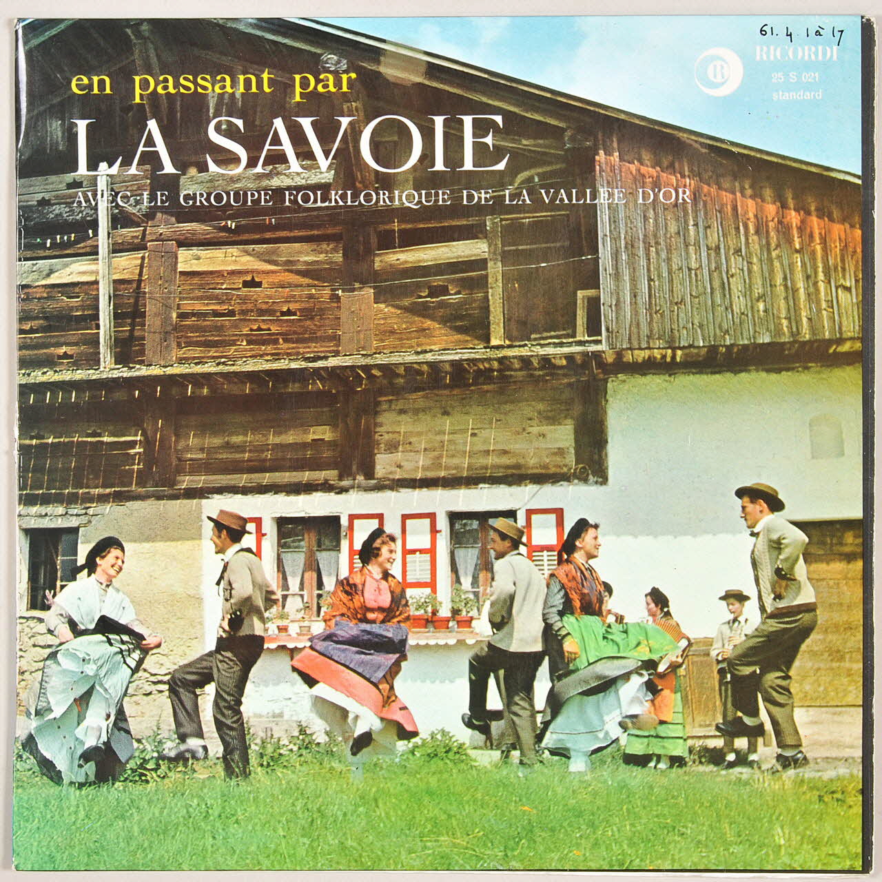 disque 33 tours La contredanse MUS1961.4.1-17 Photo