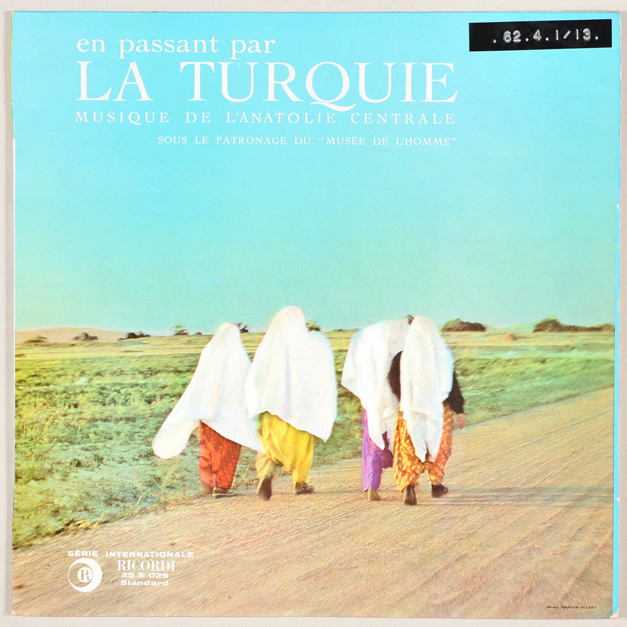 disque 33 tours En passant par la Turquie MUS1962.4.1-13 Photo