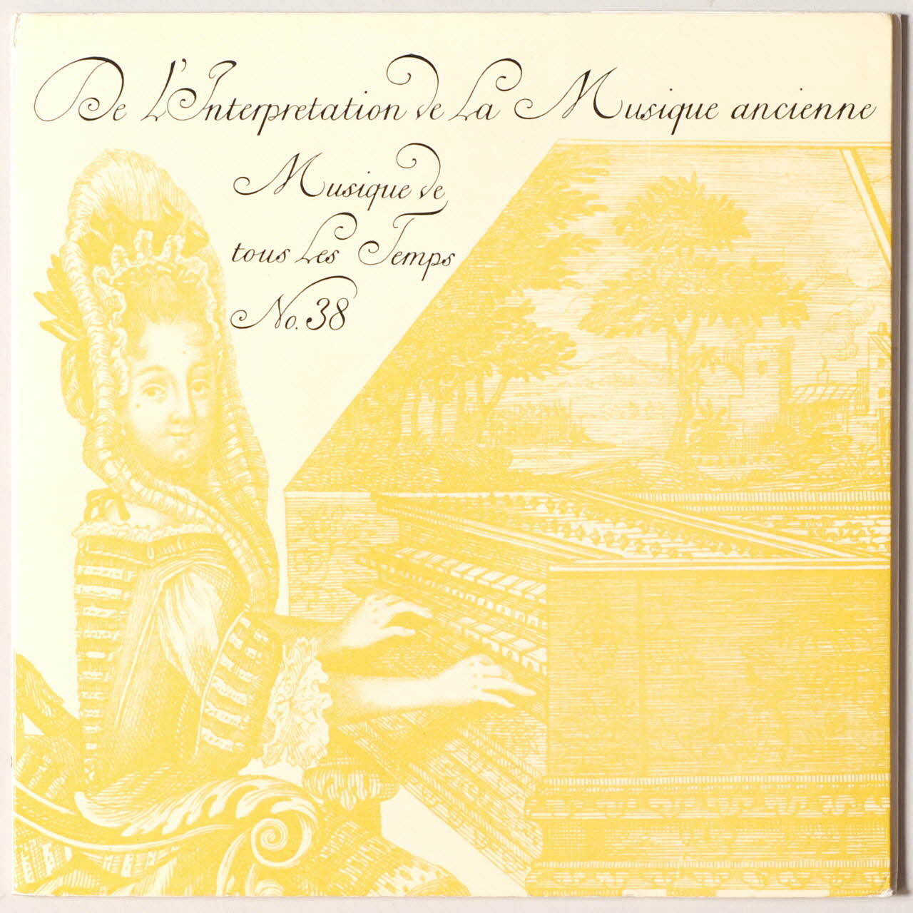 disque 45 tours De l'interprétation de la musique ancienne MUS1965.66.1-9 Photo