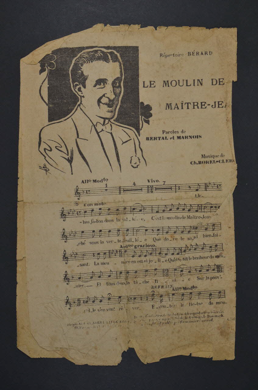chanson petit format 1965.138.83 Photo Mucem