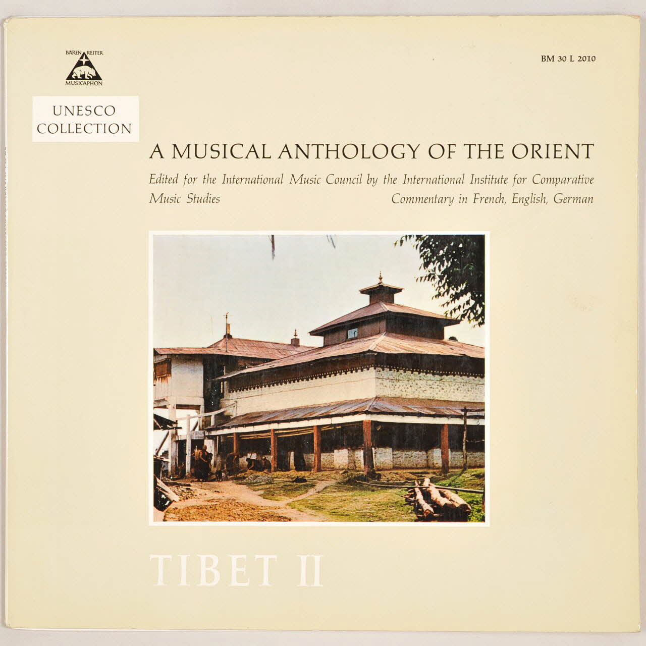 disque 33 tours La musique du bouddhisme tibétain MUS1968.1.69-78 Photo