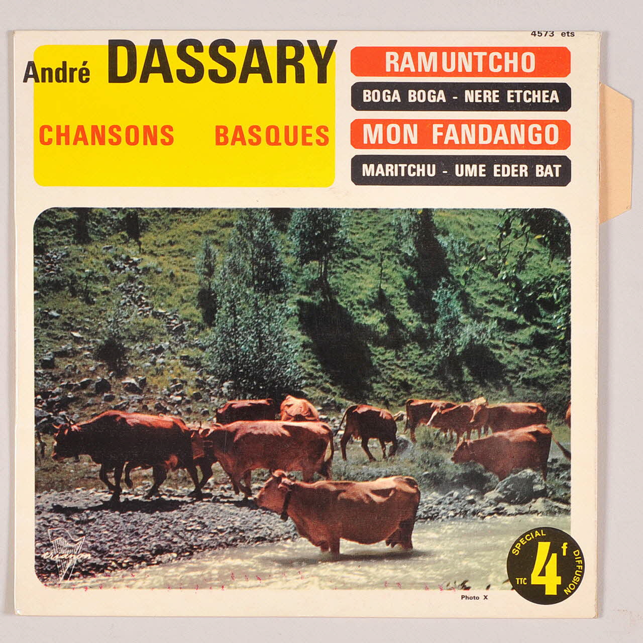 disque 45 tours Maritchu MUS1968.17.490-495 Photo
