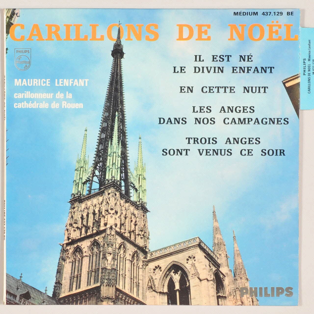 disque 45 tours Trois anges sont venus ce soir MUS1968.17.75-78 Photo