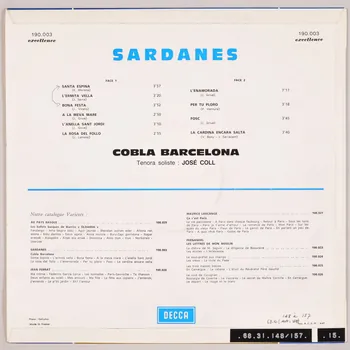 disque 33 tours L'Anella sant jordi MUS1968.31.148-157 Photo