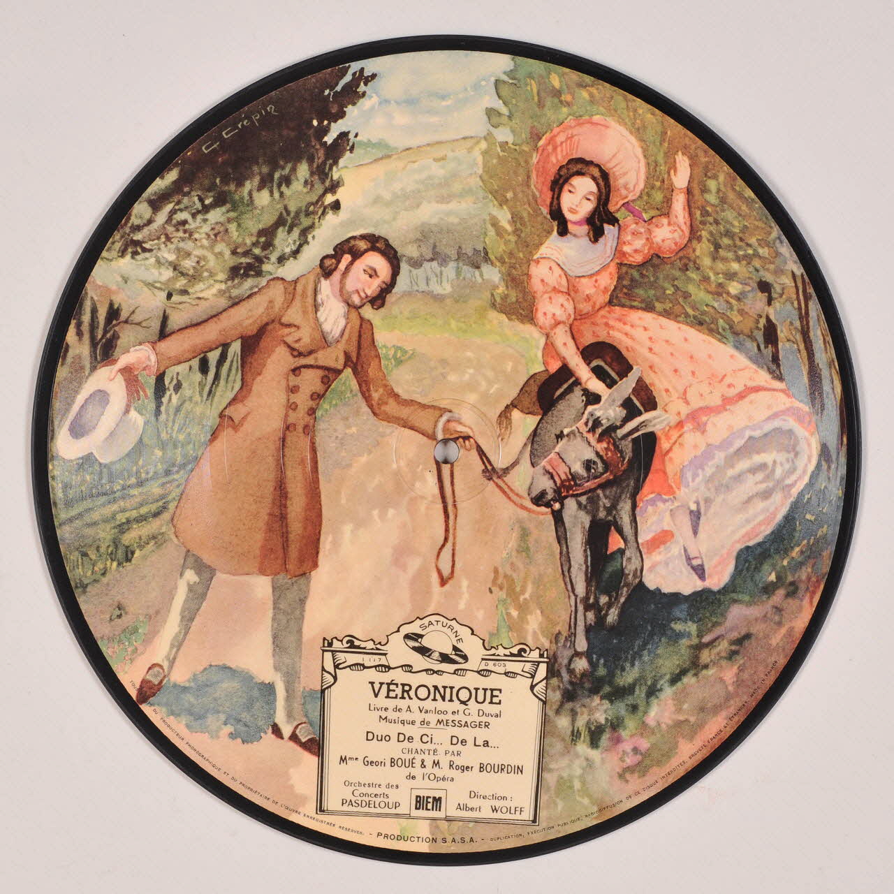 disque 78 tours Véronique MUS1968.51.1-2 Photo