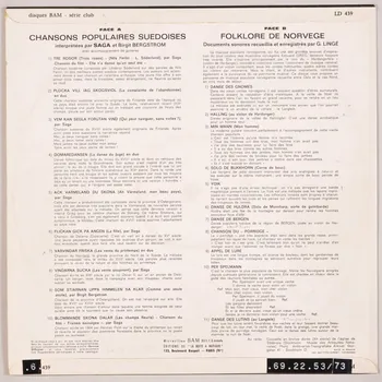 disque 33 tours Folklore de Norvège MUS1969.22.53-73 Photo