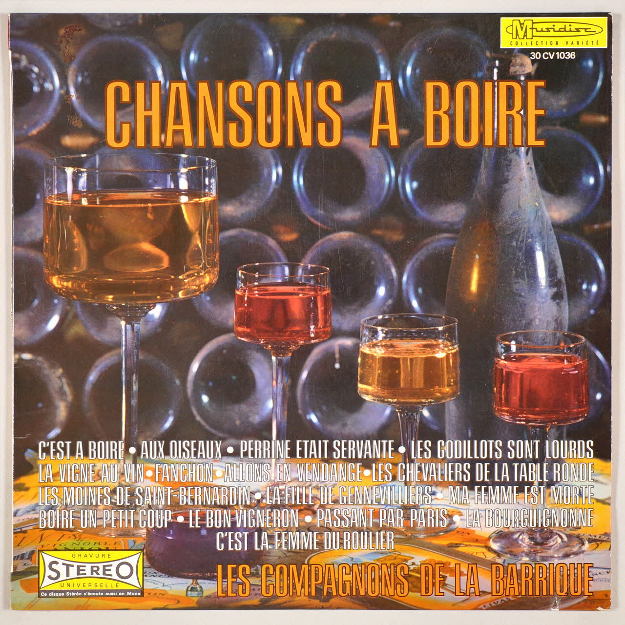 disque 33 tours Chansons à boire MUS1969.24.441-456 Photo