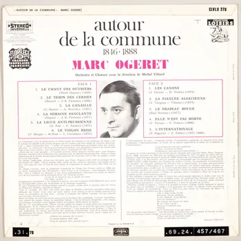 disque 33 tours La semaine sanglante MUS1969.24.457-467 Photo