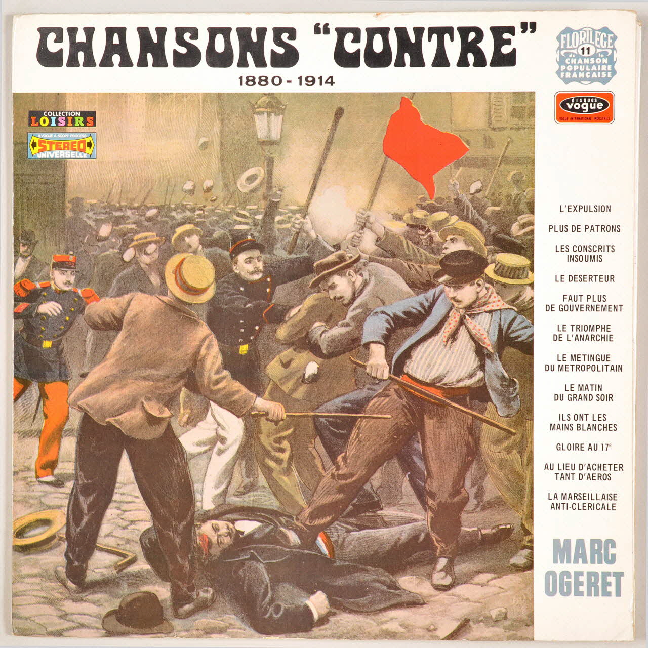 disque 33 tours Le déserteur MUS1969.24.468-479 Photo