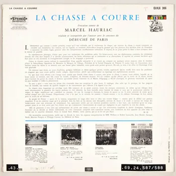 disque 33 tours La chasse à courre MUS1969.24.587-588  Photo