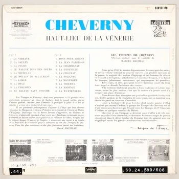 disque 33 tours Cheverny haut-lieu de la vénerie MUS1969.24.589-608  Photo