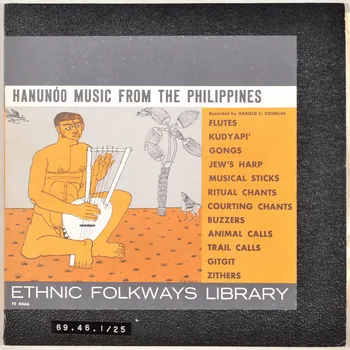 disque 33 tours Hanunoo music from the Philippines MUS1969.46.1-25  Photo