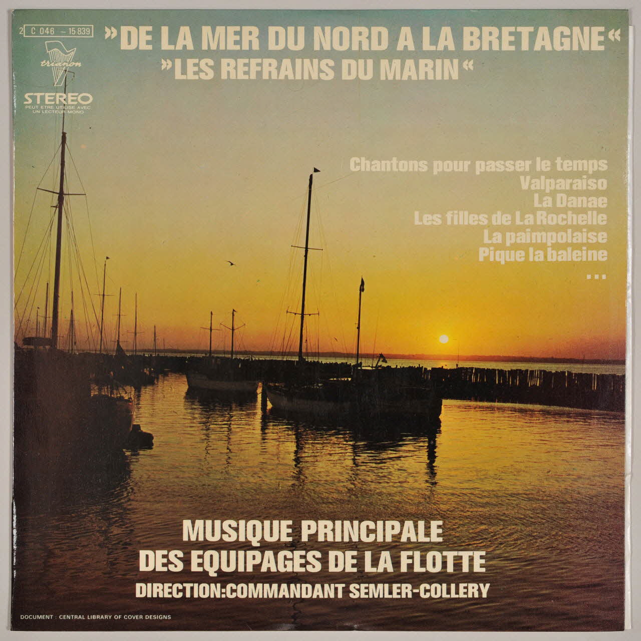 disque 33 tours Les refrains du marin MUS1972.42.111-137 Photo