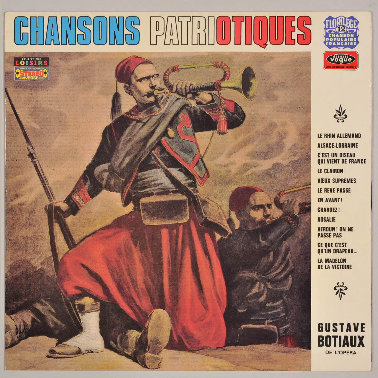 disque 33 tours Le clairon MUS1972.42.174-185 Photo