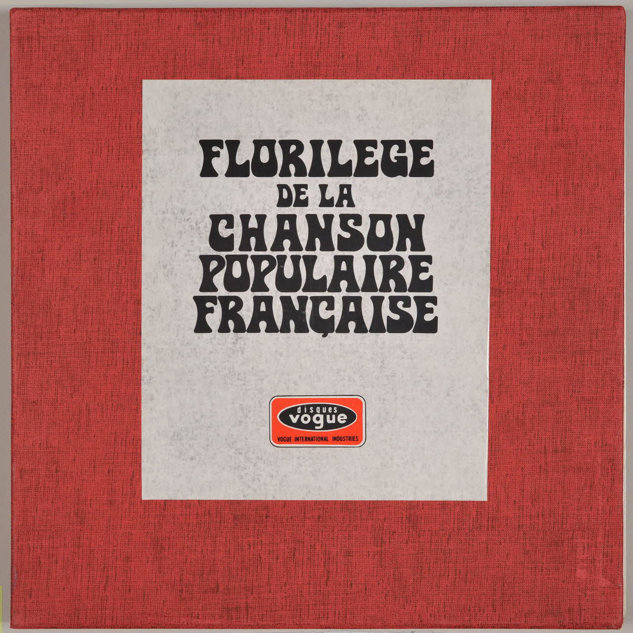 disque 33 tours Florilège de la chanson française MUS1972.42.174-209 Photo