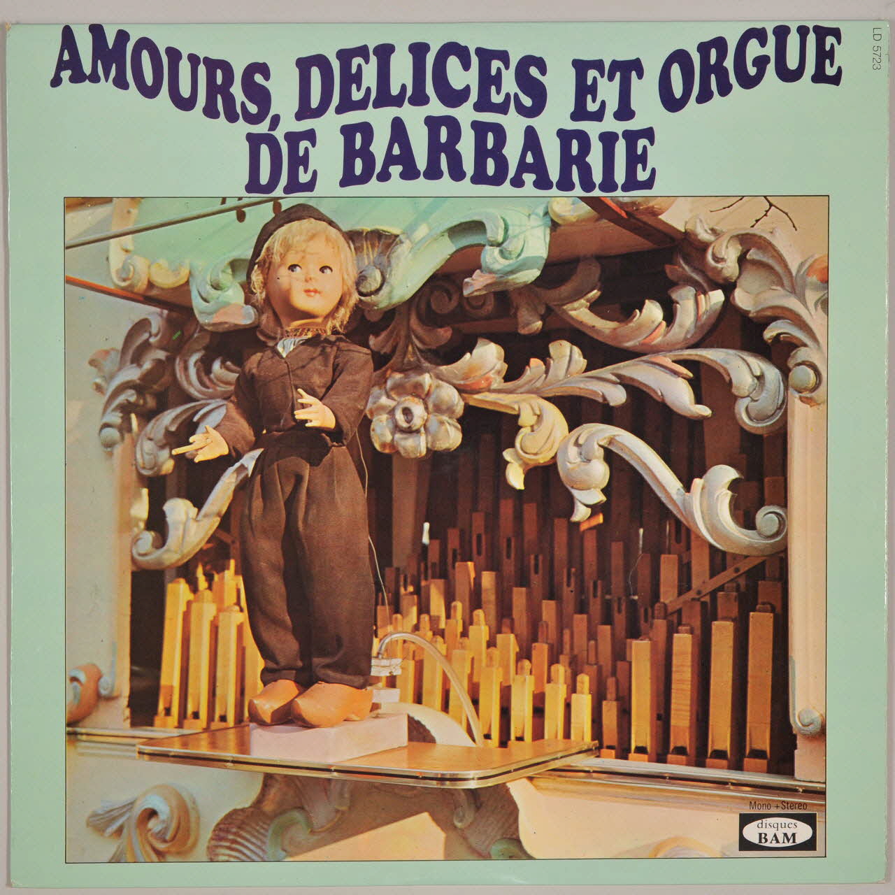 disque 33 tours Amours, délices et orgues de barbarie MUS1972.42.257-279 Photo