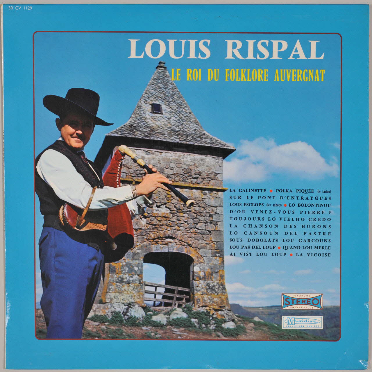 disque 33 tours Le roi du folklore auvergnat MUS1972.42.299-312 Photo