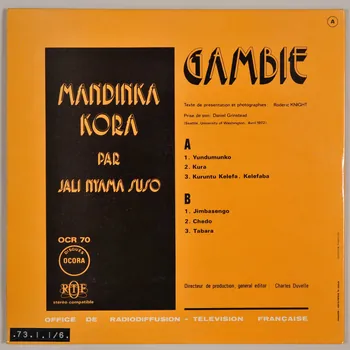 disque 33 tours Jimbasengo MUS1973.1.1-6 Photo
