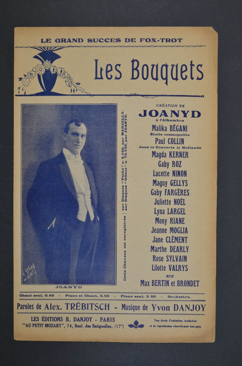 chanson petit format 1966.125.25 Photo Mucem