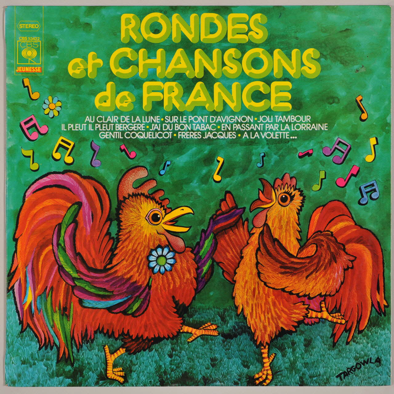 disque 33 tours Rondes et chansons de France MUS1975.12.297-314 Photo
