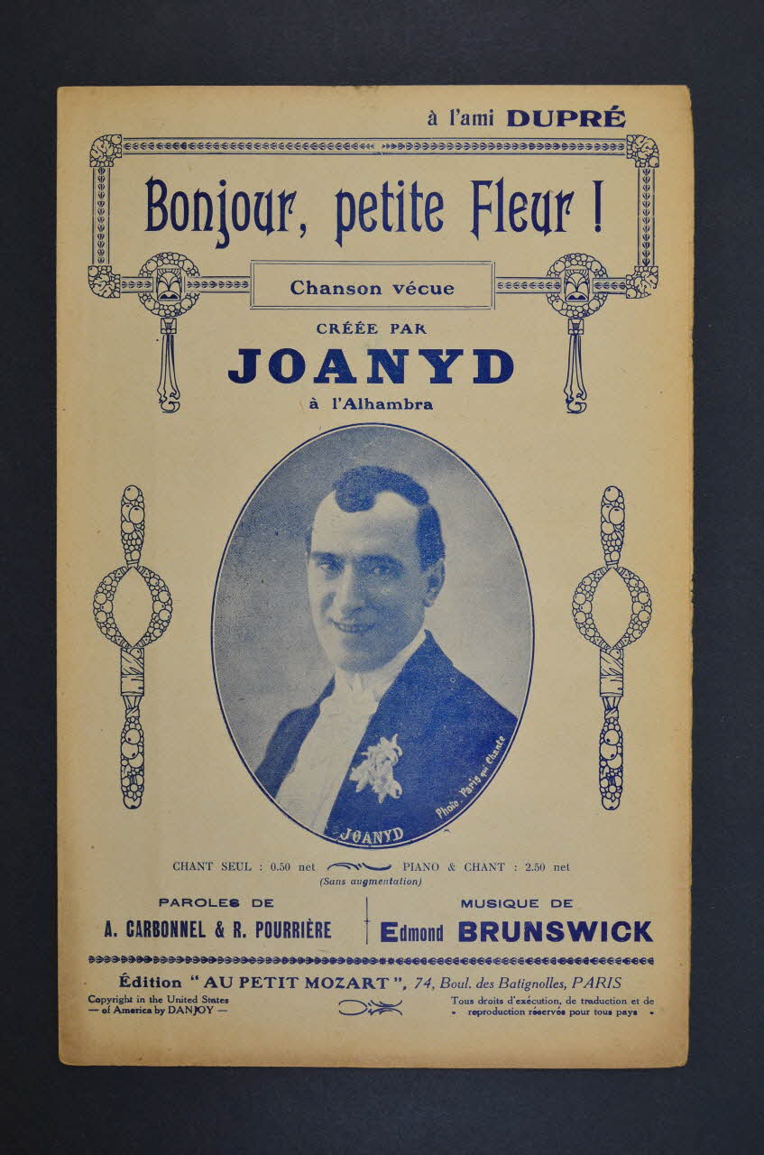 chanson petit format 1966.125.27 Photo Mucem