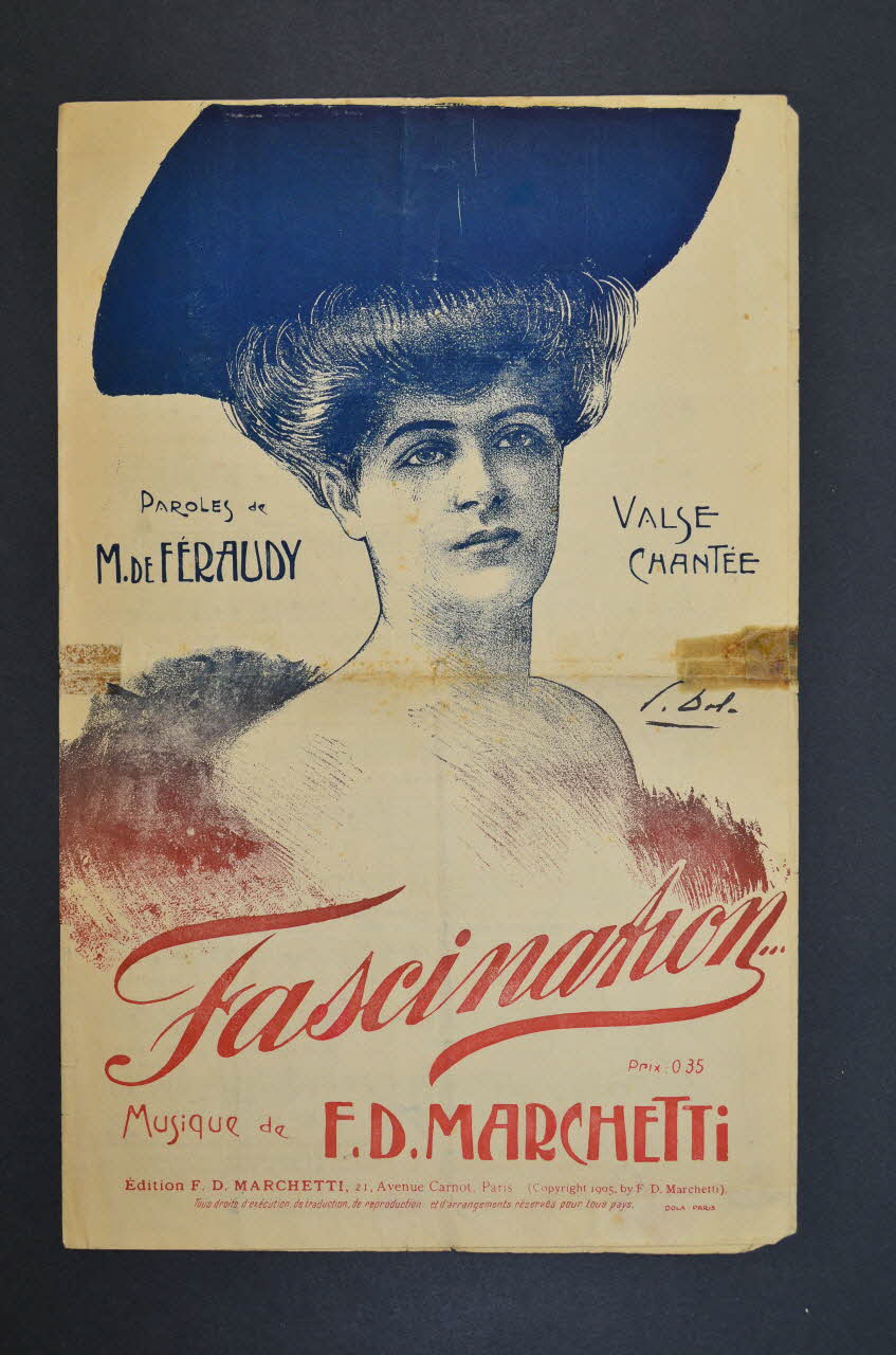 Fermo Dante Marchetti ; Maurice De Féraudy chanson petit format 1905 1965.139.11 Photo Mucem