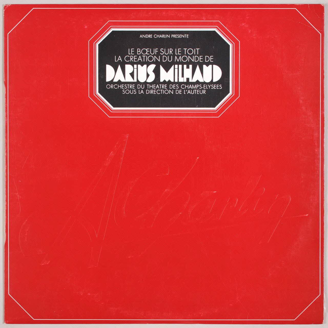 disque 33 tours La création du monde MUS1975.17.112-113 Photo