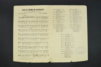 chanson petit format 1966.125.28 Photo Mucem