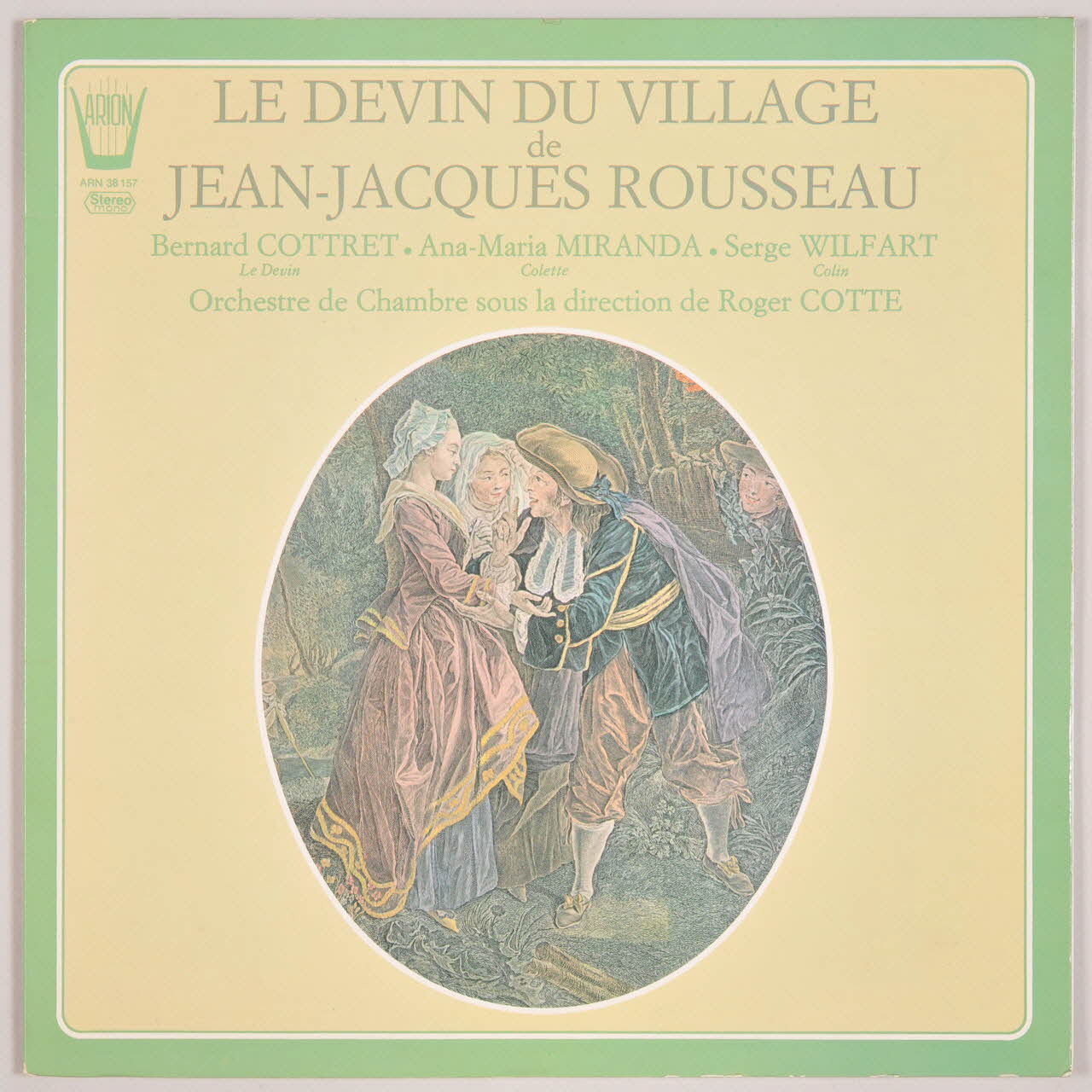 disque 33 tours Le devin du village MUS1975.17.234-244 Photo