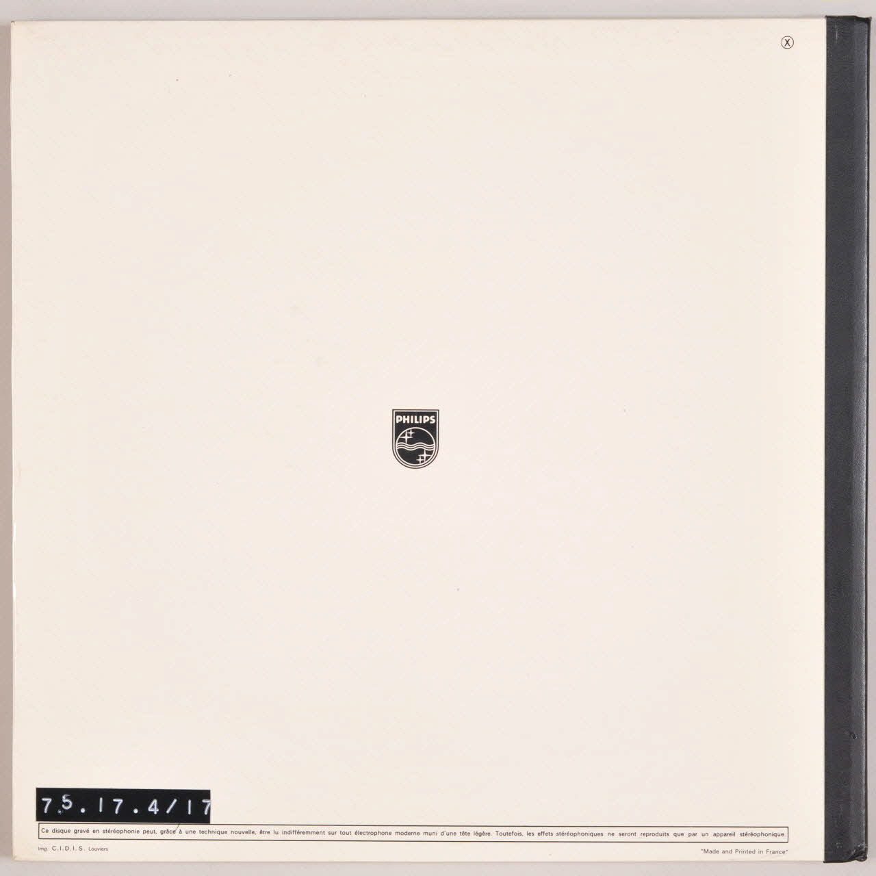 disque 33 tours Rondo capriccioso MUS1975.17.4-17  Photo