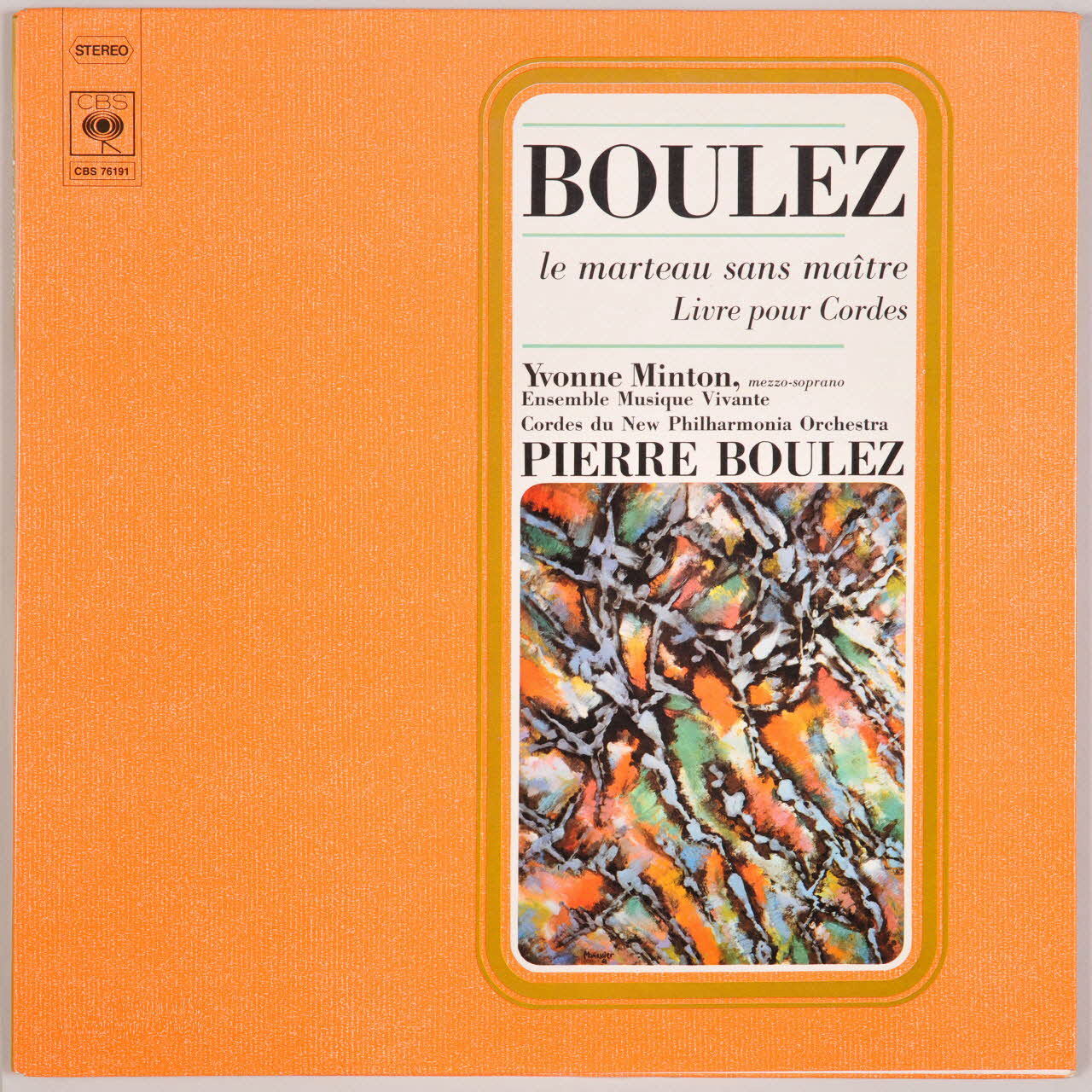 disque 33 tours Le marteau sans maître MUS1975.17.80-89 Photo