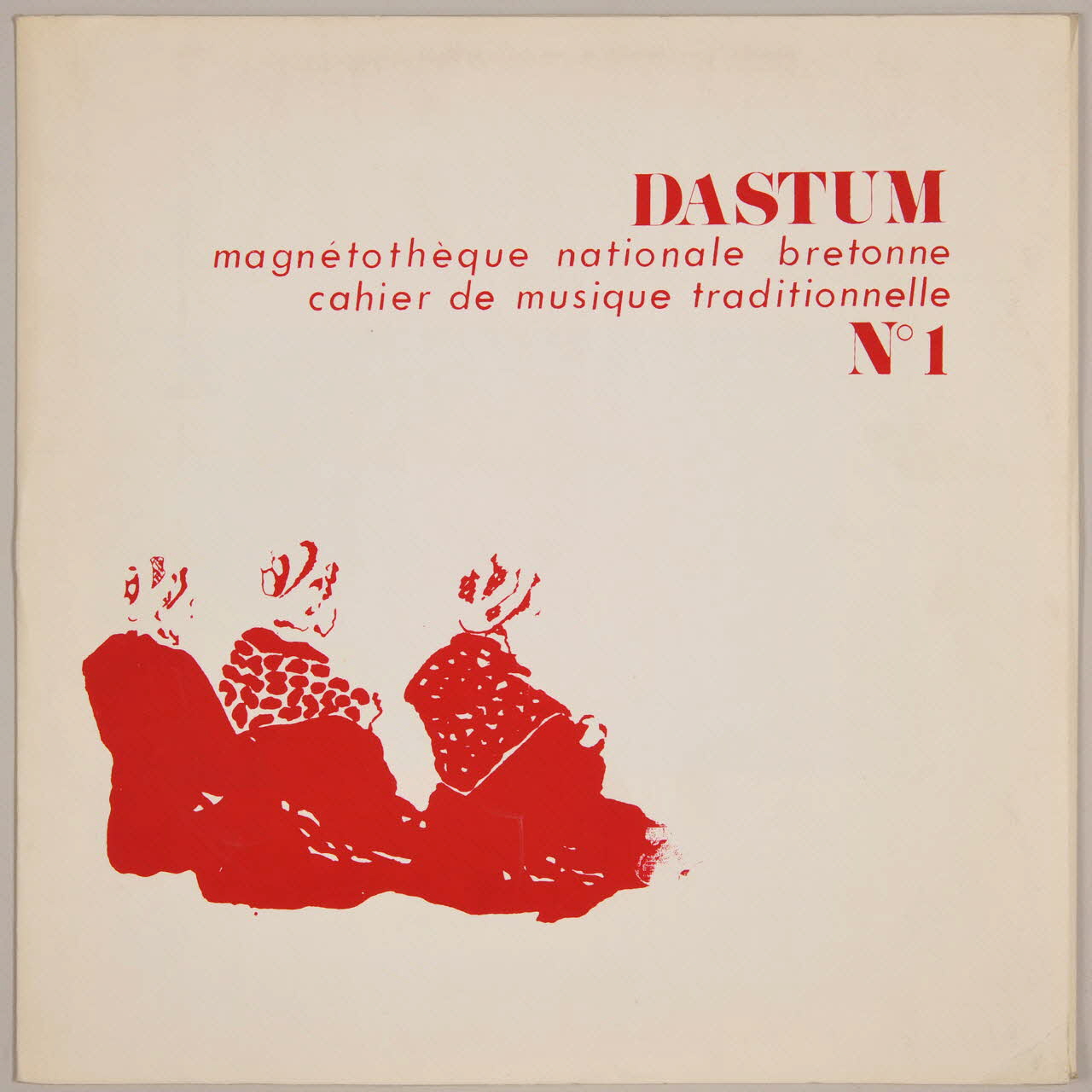disque 33 tours Dastum n°1 MUS1975.3.1-21 Photo