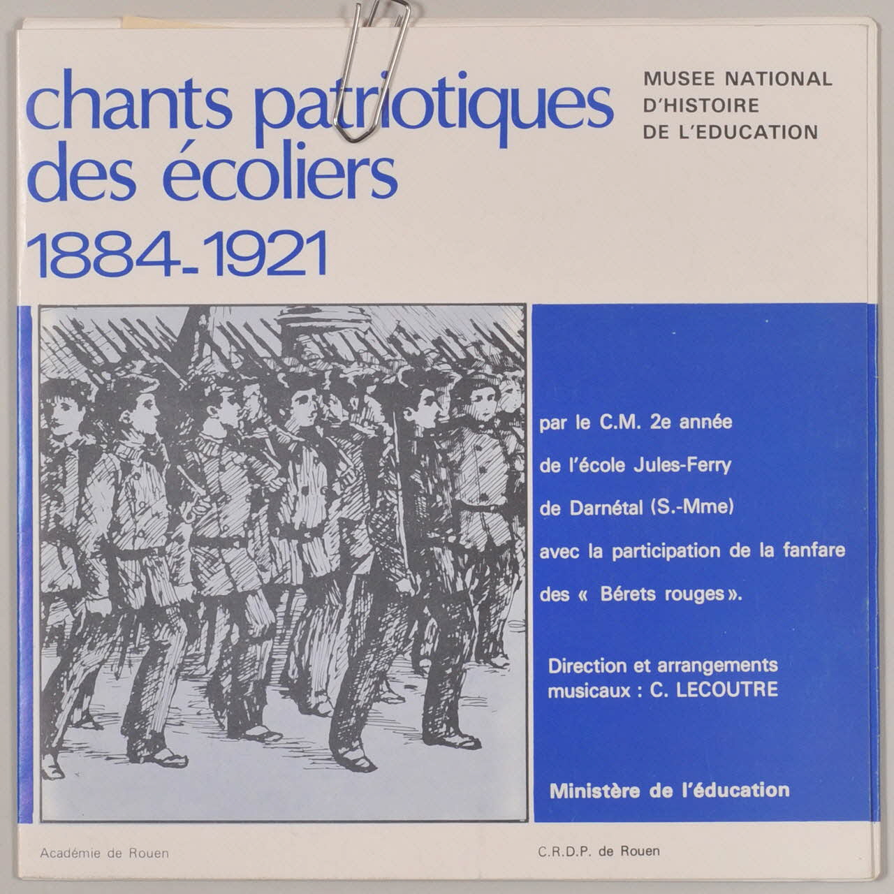 disque 45 tours Le bataillon scolaire MUS1978.21.1-4 Photo