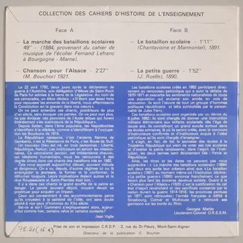 disque 45 tours Le bataillon scolaire MUS1978.21.1-4 Photo