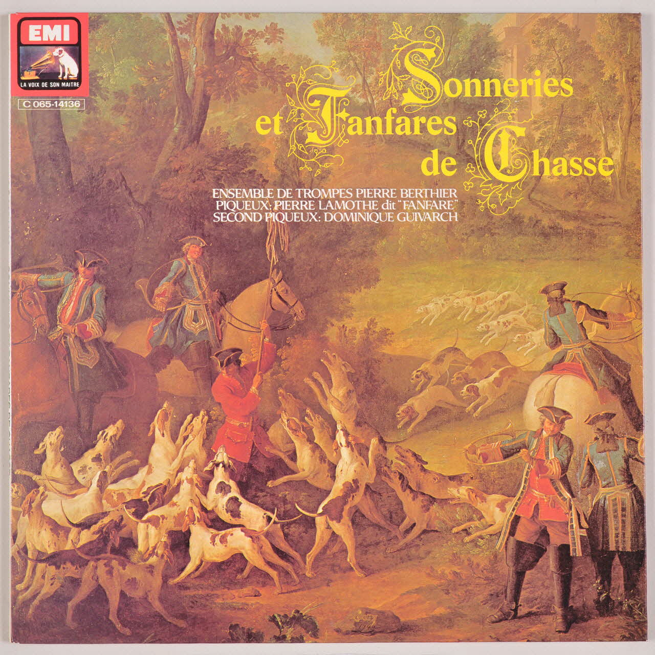 disque 33 tours Sonneries et fanfares de chasse MUS1978.5.1-40 Photo